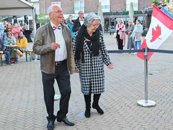 Voorzitter Ben Beijer met zijn Anke